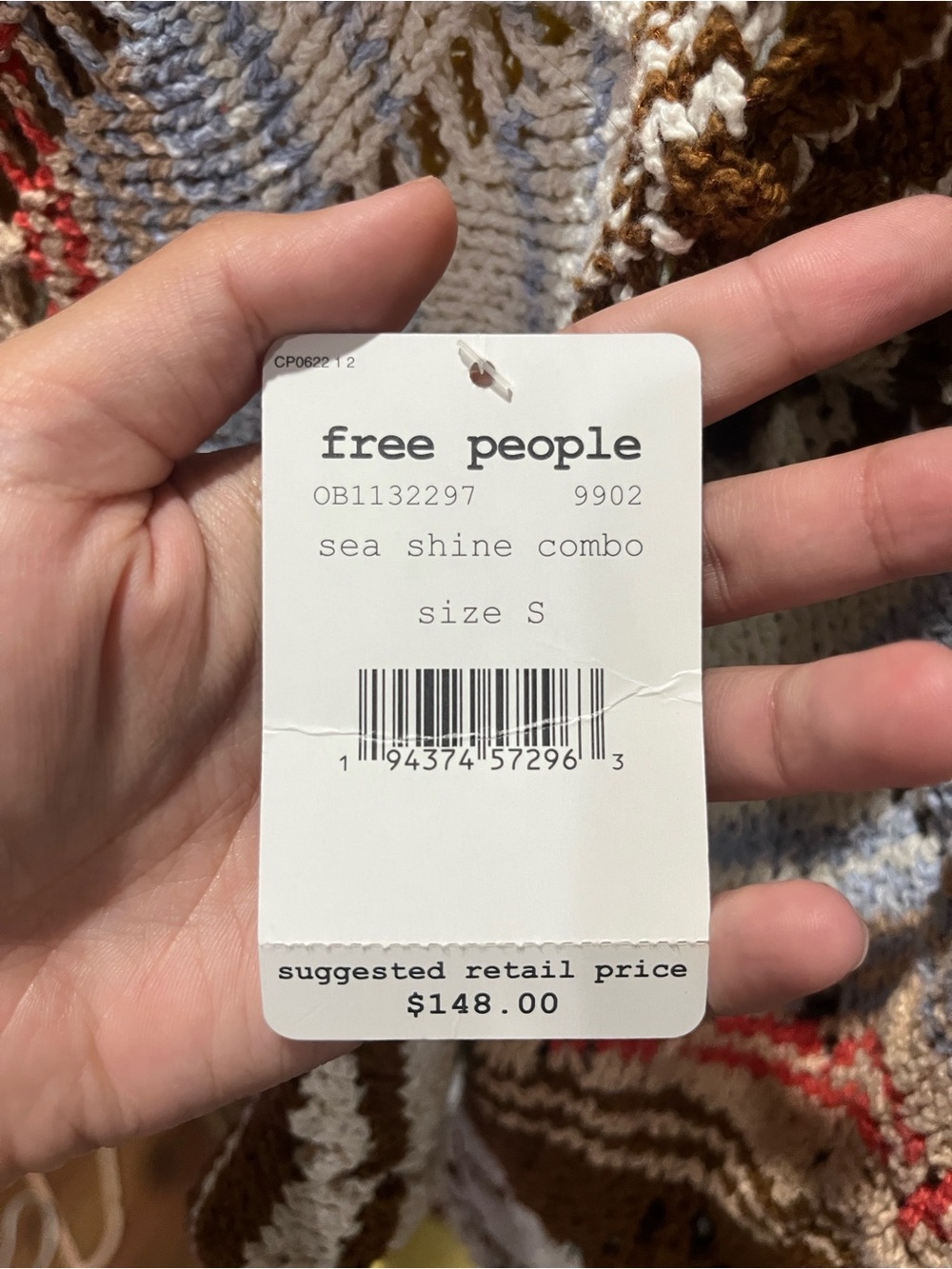 Free People Sea Shine Knitted Sweater - BRAND NEW W/TAGS! - Picture 4 of 4